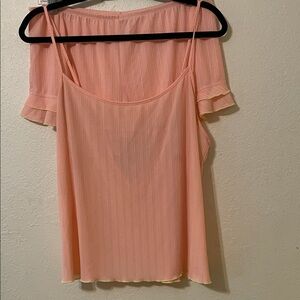 Peach Sleeveless Top